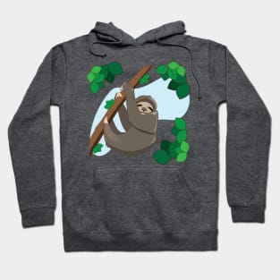 Smiley Sloth Hoodie